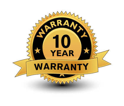 Free Upgrade to 10 Year Warranty